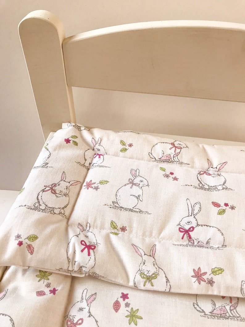 Ikea Duktig Doll Bedding Bunny Rabbit Cat Bed Rabbit Lover Etsy