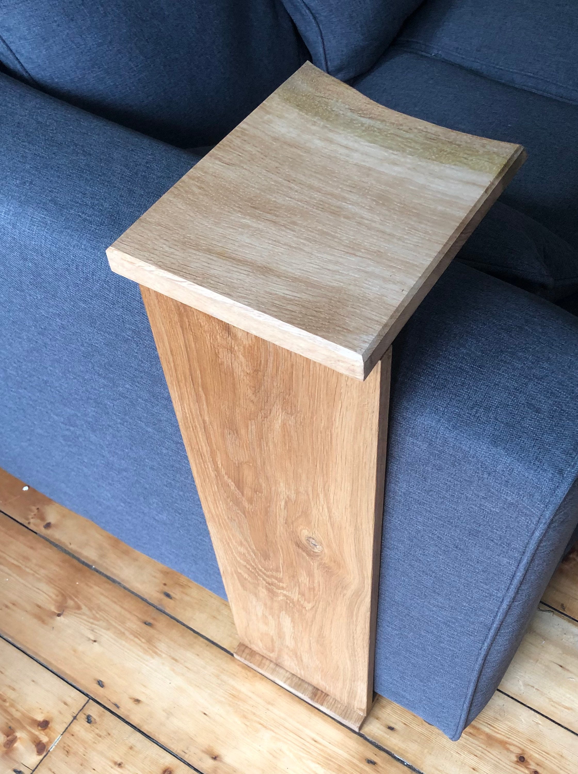 Sofa Arm Table freestanding Etsy