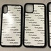 Sublimation Phone Case Blanks- Black, protective, and durable