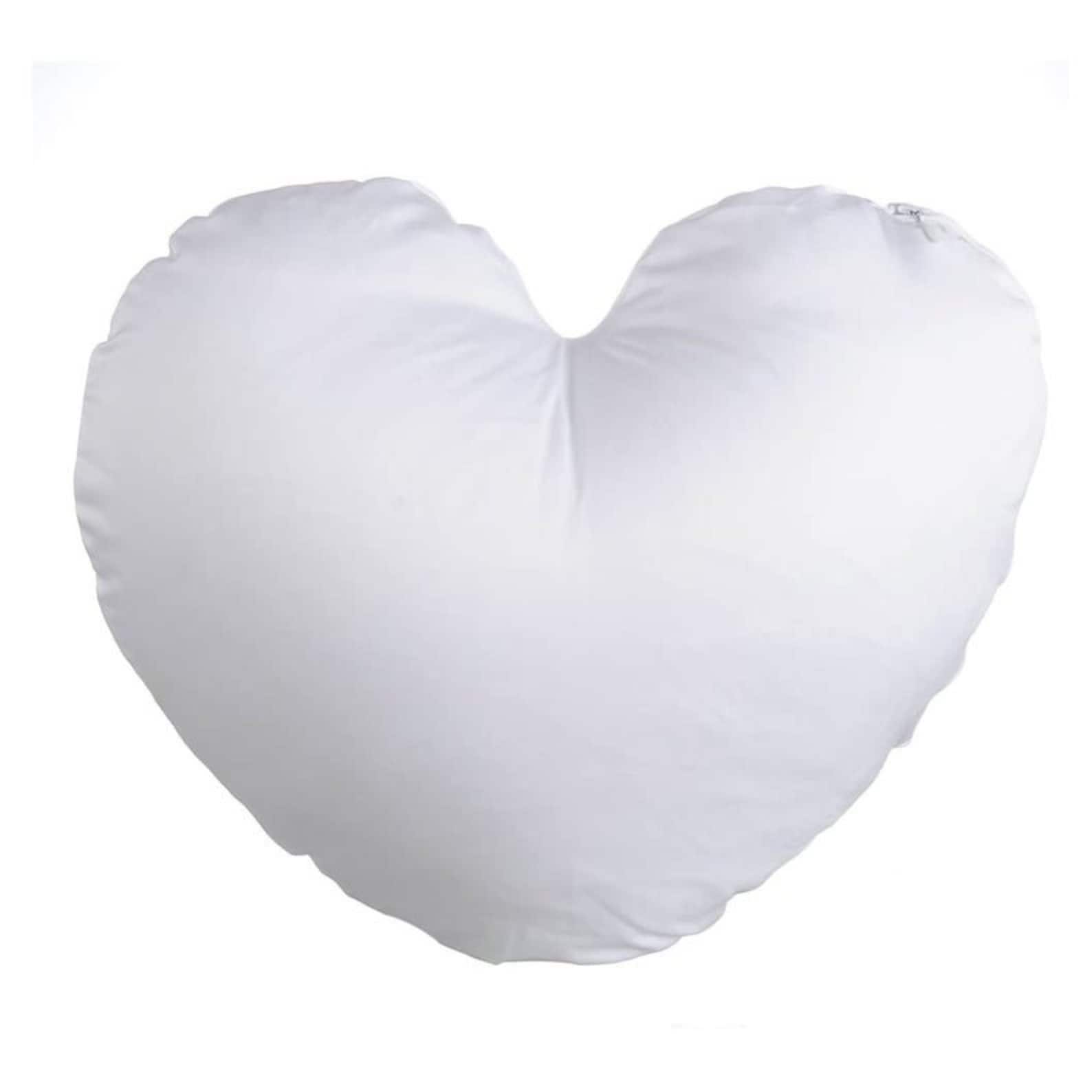 Blank Satin Sublimation Heart Pillow Etsy