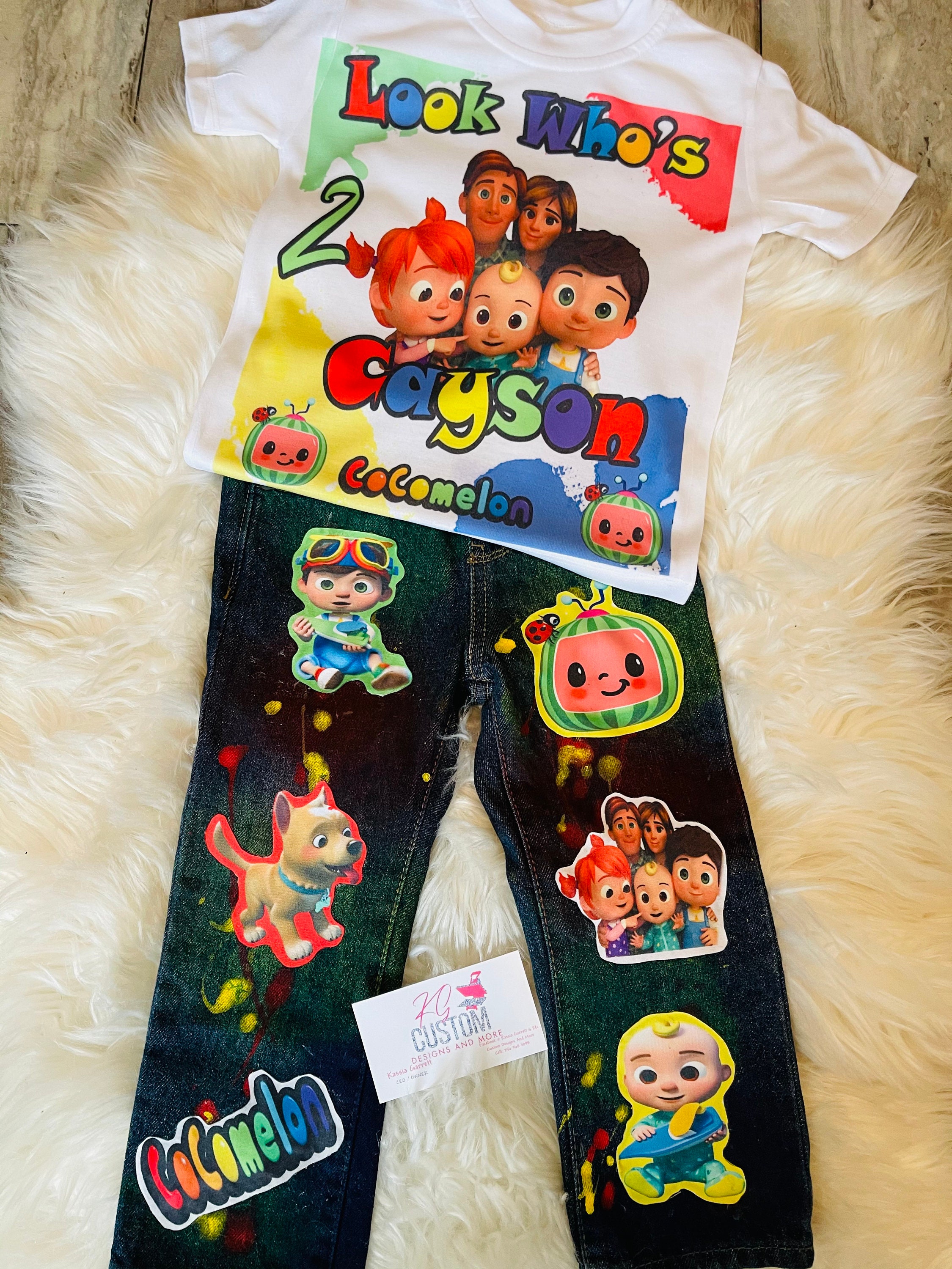 custom cocomelon outfit