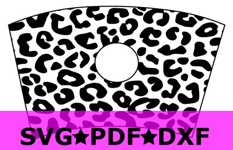 Download Full Wrap Cheetah Print Starbucks Cold Cup SVG Cricut Cut ...