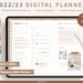 2022 2023 Landscape Digital Planner, Dated Digital Planner for Goodnotes, Notability, iPad Planner, 2022 2023 Daily and Weekly Planner 
