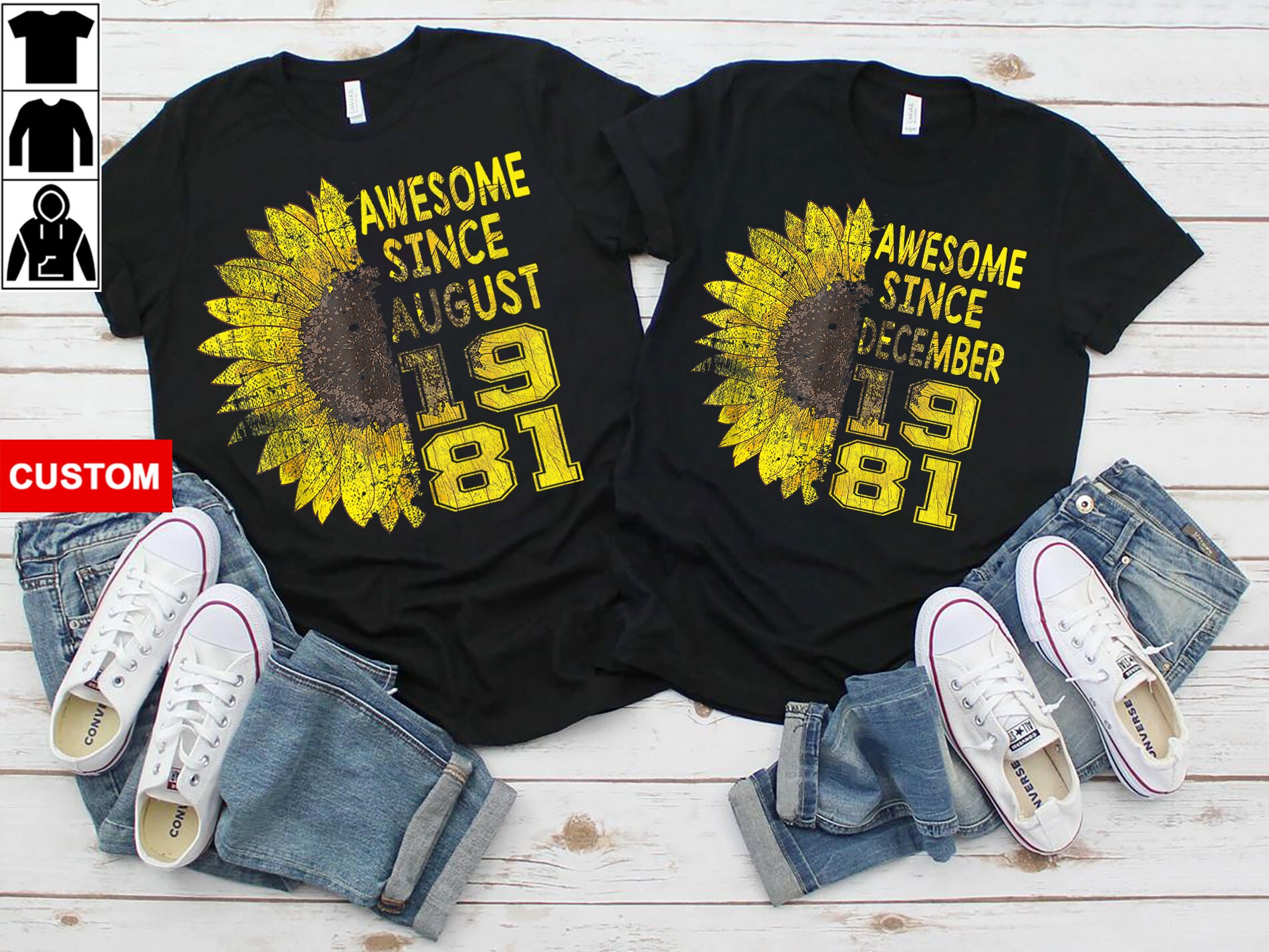 Camisetas Sin Mangas 40 Year Old Bday Awesome Since 1981 Camisetas Sin Mangas 40 Year Old Bday Awesome Since 1981