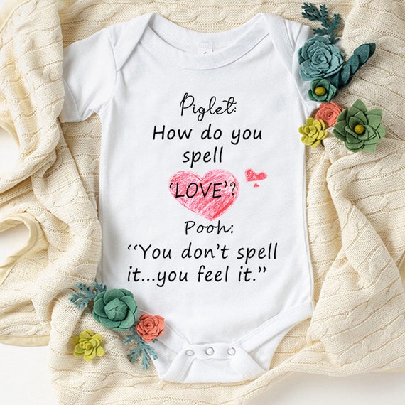 How Do You Spell Love Onesie Unique Baby Gift Newborn Boy Etsy