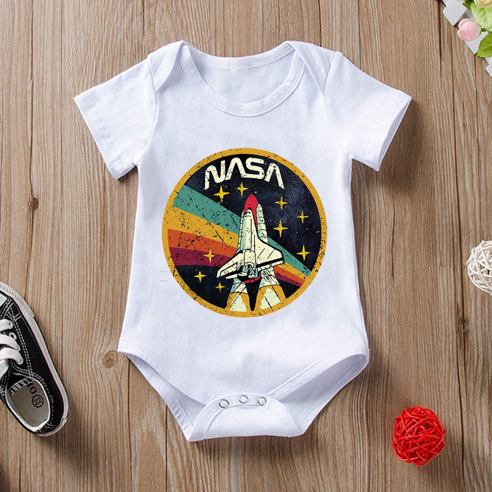 Nasa Onesie Astronaut Baby Onesie Dad Gift For Baby Etsy