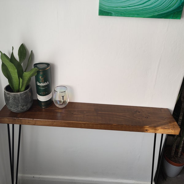 Wide Console Table with Hairpin Legs/ Breakfast bar/ Make up Table