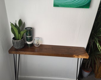 Wide Console Table with Hairpin Legs/ Breakfast bar/ Make up Table