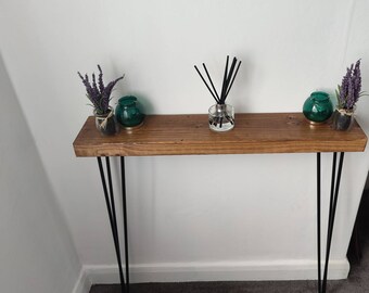 Narrow side table | Etsy Norfolk Narrow Side Table Black