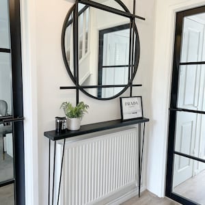 Black Narrow Console Table image 1