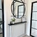 Black Narrow Console Table