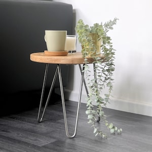oak side table