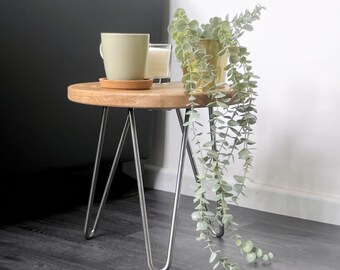 oak side table