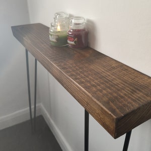 Wide Console Table With Hairpin Legs/ Breakfast Bar/ Make up Table - Etsy