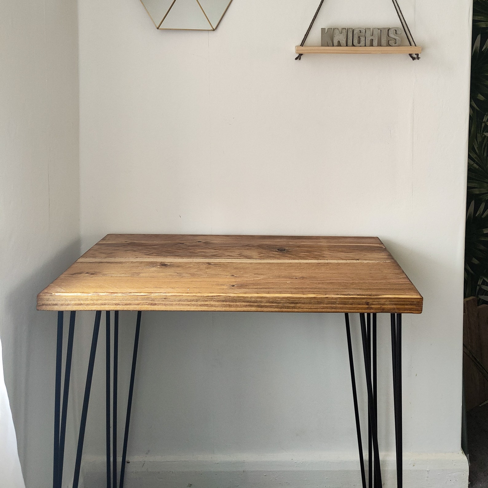 Desk With Hairpin Legs/ Laptop Table/ Reading Desk/ Breakfast Etsy