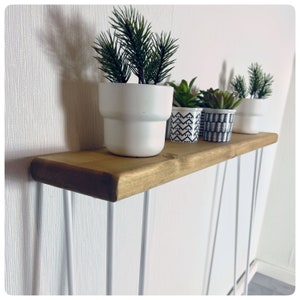 light Oak Console Table