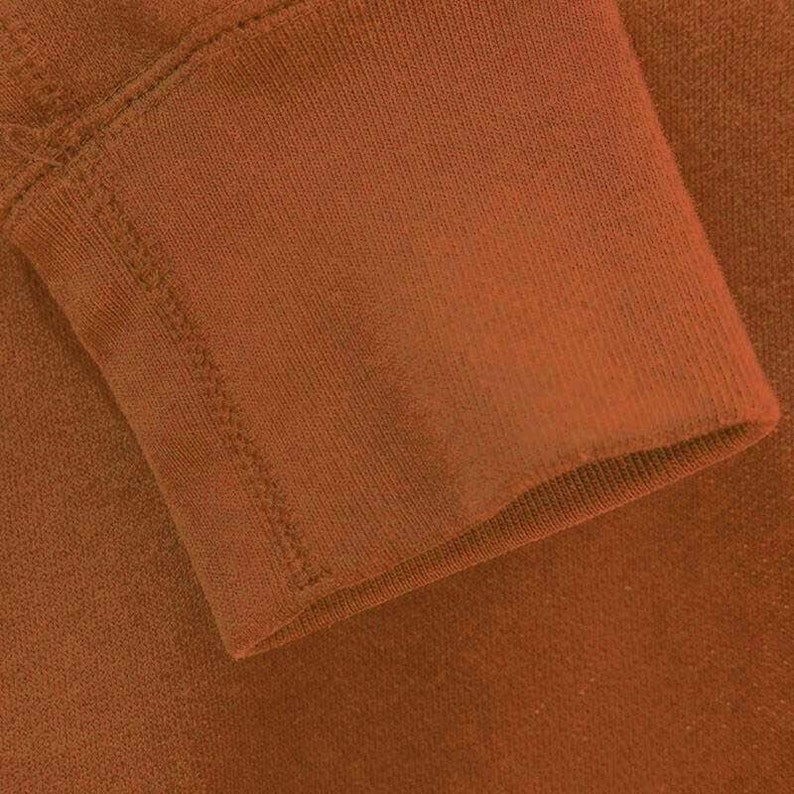 Tissu jersey uni extensible dans 4 directions jersey uni Tissu stretch marron Tissu extensible chocolat teinte naturelle caramel biscuit Cuff Ribbing Cognac