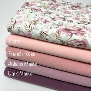 4 Way Stretch Fabric, Plain Cotton Jersey Fabric, 4way Stretch Solid Jersey Fabric