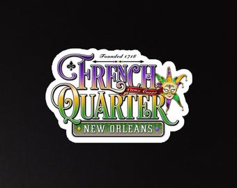 French Quarter Magnet: Vintage-Style Travel Souvenir