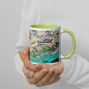 Taza Charleston con verde claro