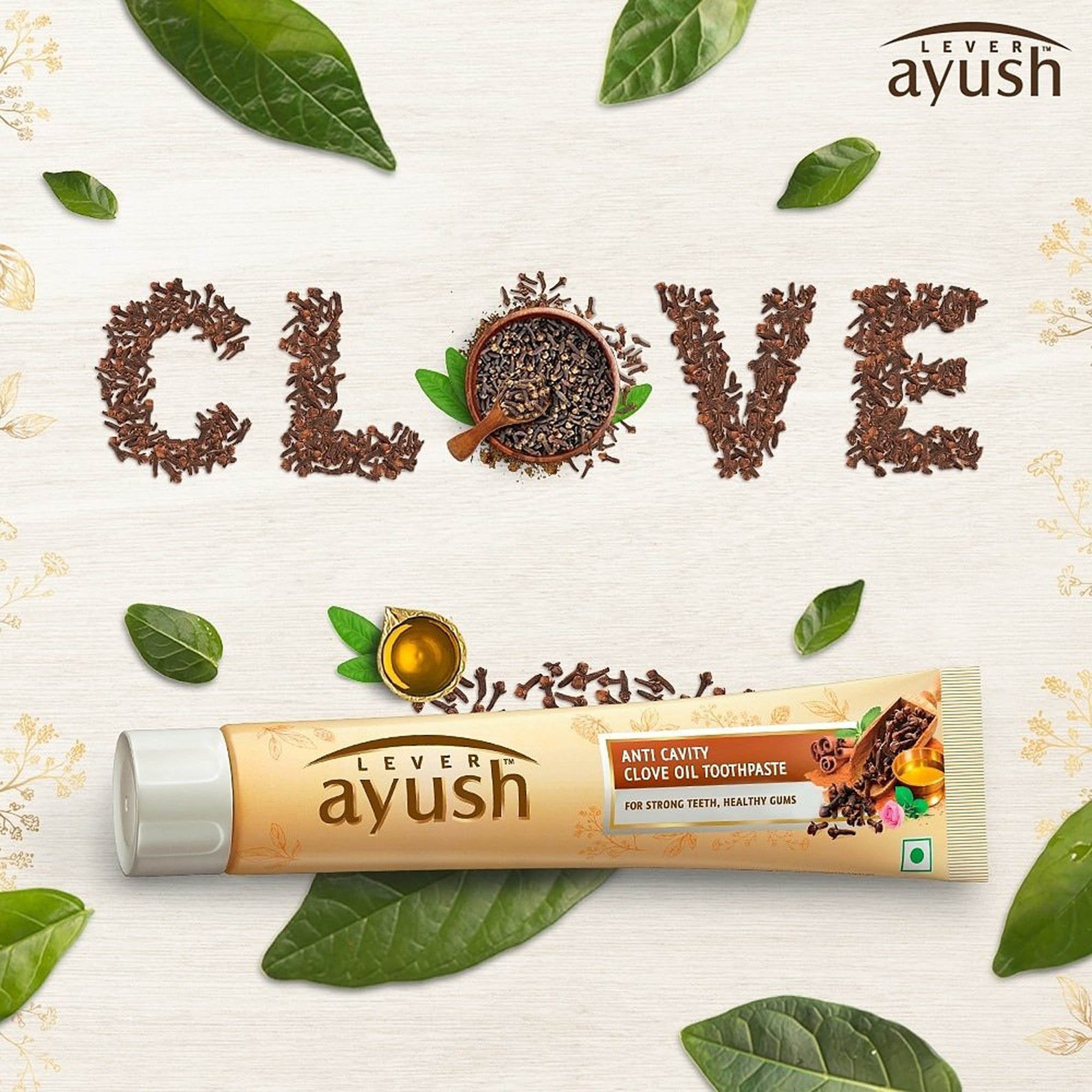 LEVER AYUSH Anti Cavity Clove Oil Herbal Toothpaste 120g Etsy