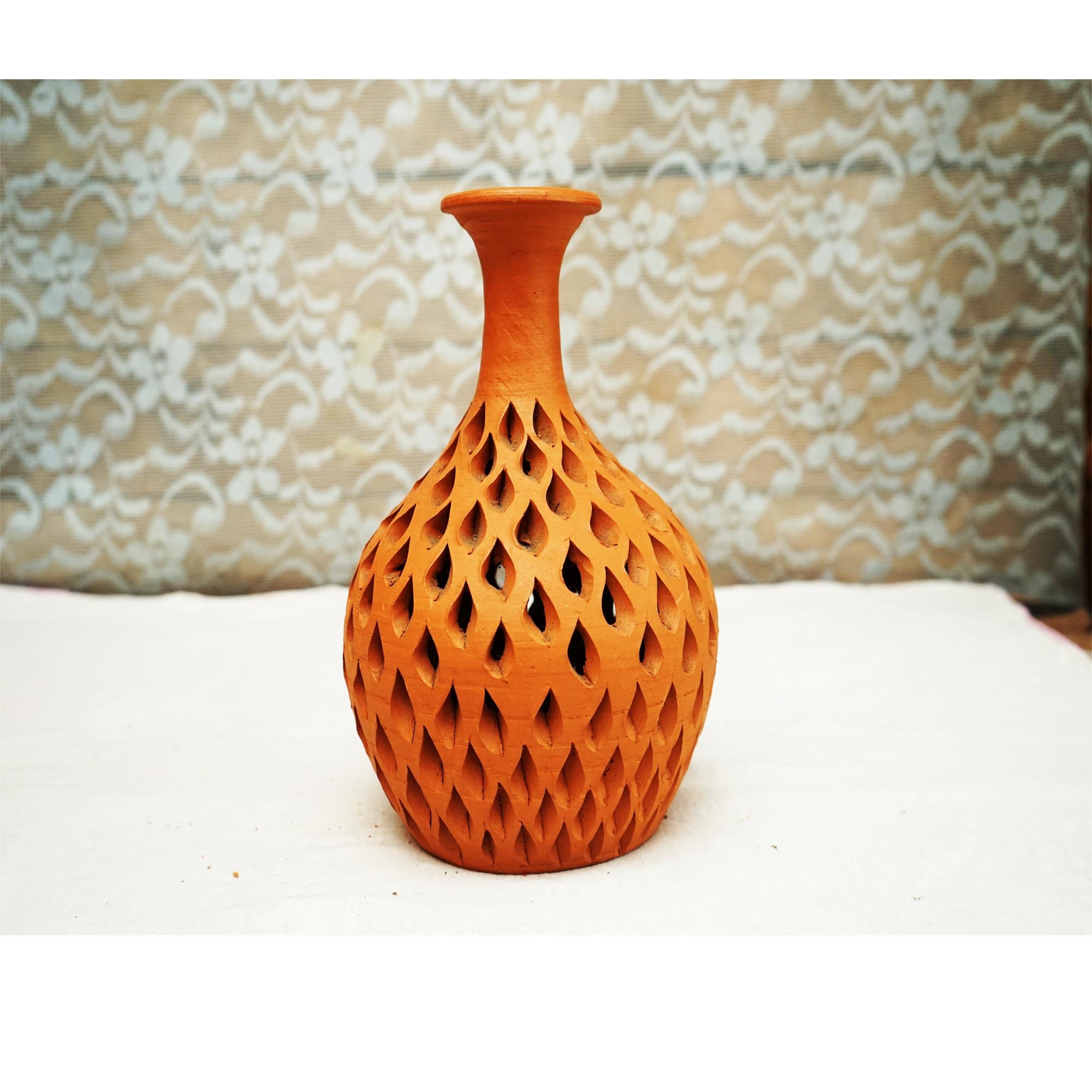 Clay Flower Vase Clay VaseDecoration PotLuxury clay vase Etsy