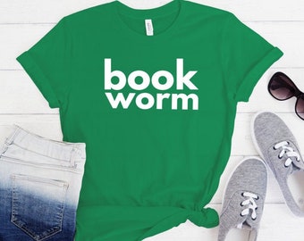 Bookworm Shirt- Book Shirt- Book Lover Gift- Reading Tshirt-Librarian Shirt-Book Worm Gifts-Gift For Reader-Book Lover T-Shirt, Soft Cotton