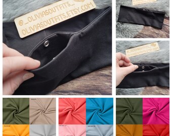 Cotton Jersey Diabetic Pump Band: Stretchy Insulin Pump Pouch
