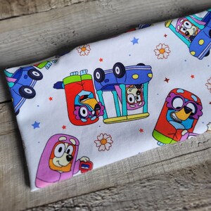 Blue Cartoon Dog Grannies Insulin Pump Belt | Kids Pump Pouch | Comfortable Medical Waist Belt