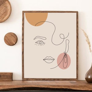 Stop Asking People For Directions Empowering Quote Art Print Drawing Female Face Wall Art Modern Inspiring Saying Poster Woman Linear Sketch