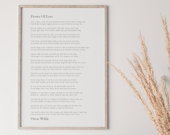 Framed Custom Poem Print, Custom Quote Print, Modern Framed Poem Poster, Custom Poem Wall Art, Personalized Poetry Gift,