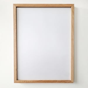 Natural Wood Frame, 5x7, 8x10, 8.5x11, 11x17, 12x16, 16x20, 18x24, 24 x36, Poster Frame image 1