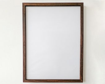 Dark Oak Wood Frame, 5x7, 8x10, 8.5x11, 11x17, 12x16, 16x20, 18x24, 24 x36, Poster Frame