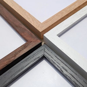 Natural Wood Frame, 5x7, 8x10, 8.5x11, 11x17, 12x16, 16x20, 18x24, 24 x36, Poster Frame image 2