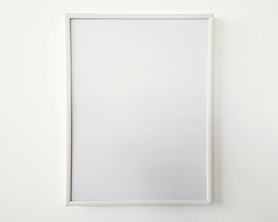 Minimalist White Metal Picture Frame Modern Metal White Photo