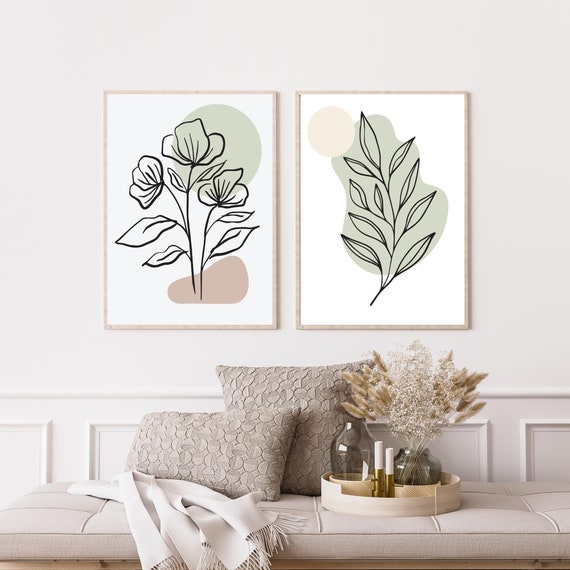 Simple Botanical Decorative Note Paper - Tracing & Lightweight