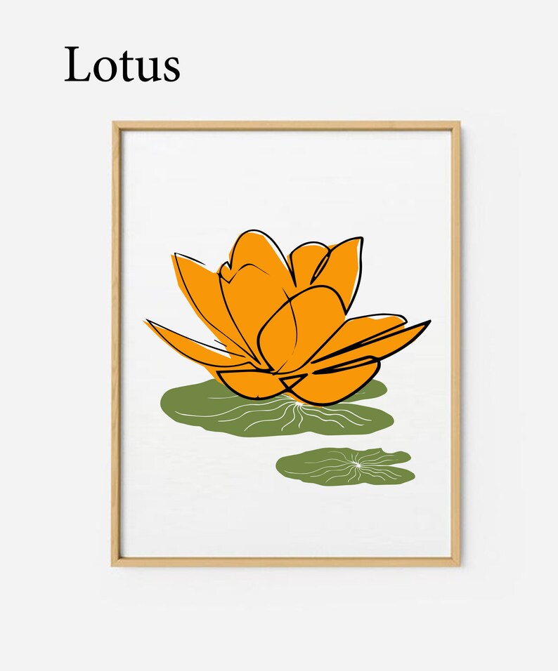 3 Piece Floral Wall Art / Flower Wall Art / Botanical Art / Etsy Canada