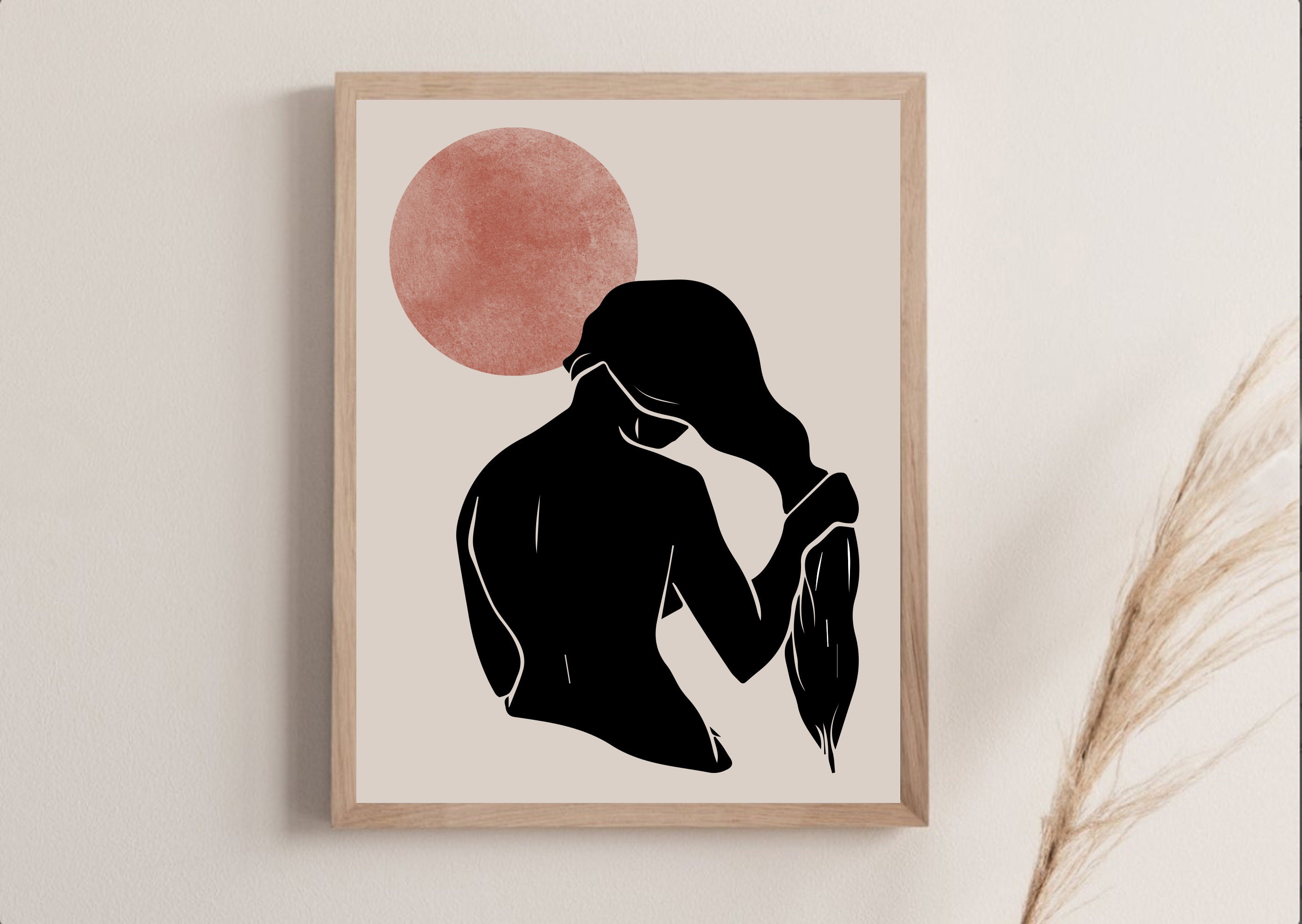 Female Body Line Drawing Print / Continuous Line Art Print / Etsy