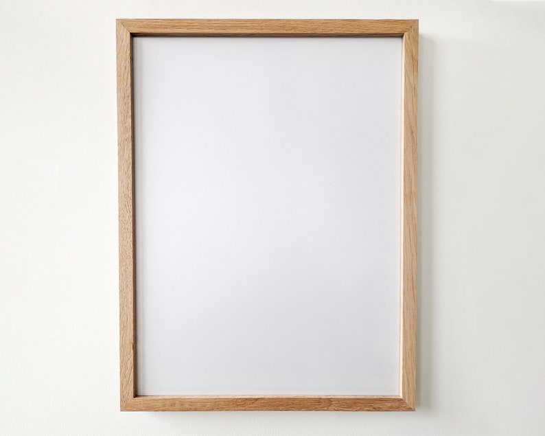 Natural Wood Frame, 5x7, 8x10, 8.5x11, 11x17, 12x16, 16x20, 18x24, 24 x36, Poster Frame image 1