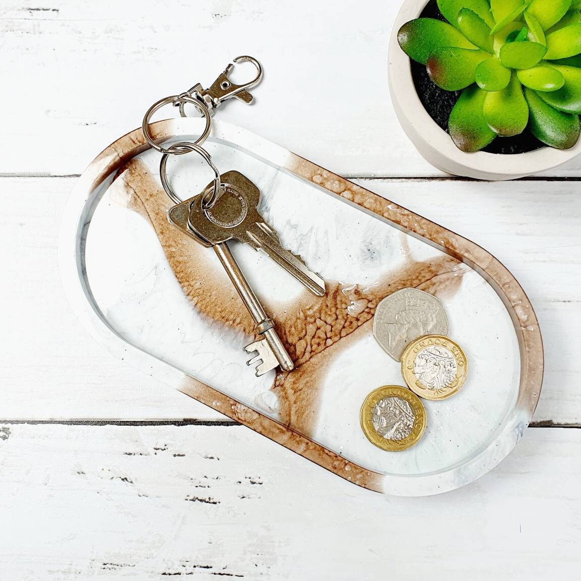 Resin Trinket Tray Jewellery Tray Key Tray Decorative Etsy UK