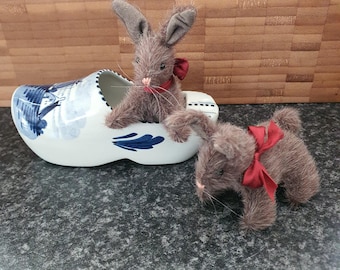 Benjamin bunny. Cute artist bunny. Home decor Unique gift.