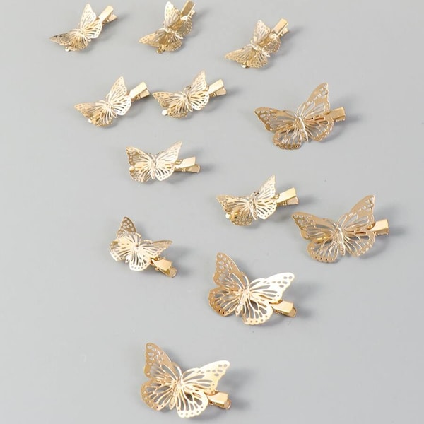 Butterfly Hair Clip Etsy