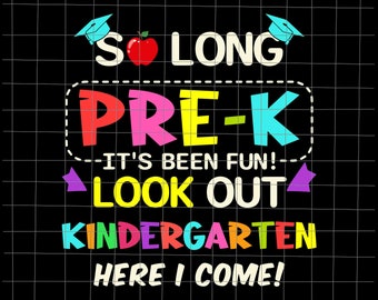 Download So Long Pre K Svg Etsy