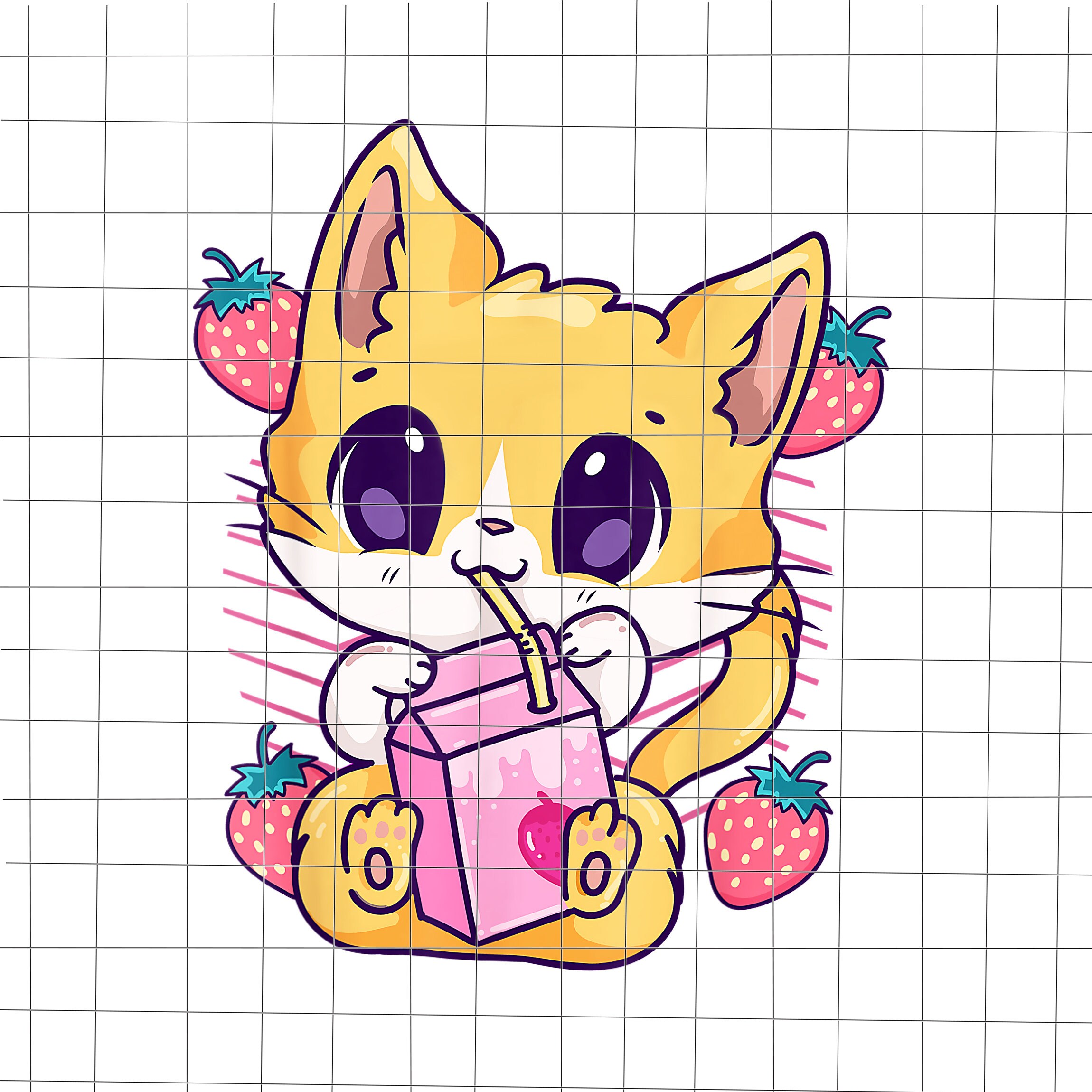 Strawberry Milk Cat Cute Png Kawaii Kitten Anime Png Cat Tea - Etsy Strawberry Milk Cat Cute Png Kawaii Kitten Anime Png Cat Tea - Etsy