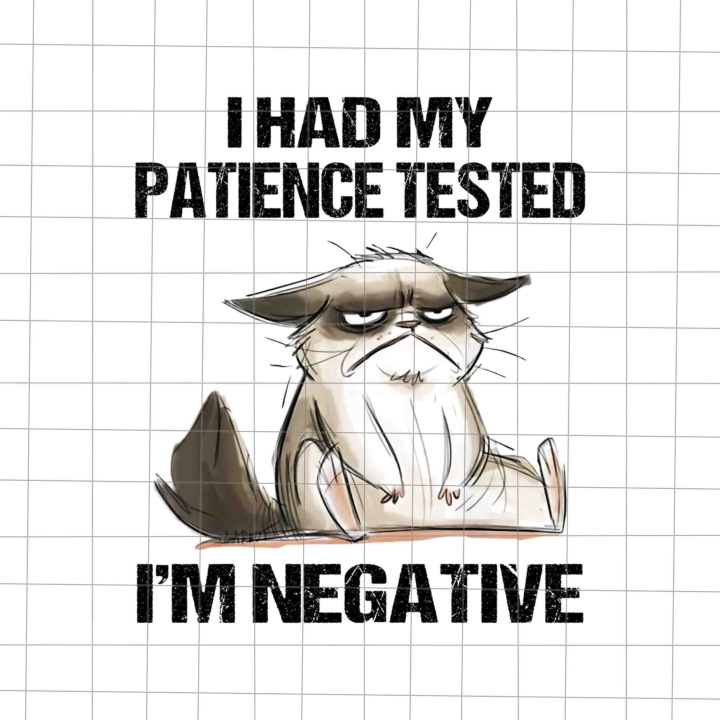 I Had My Patience Tested Im Negative Meme
