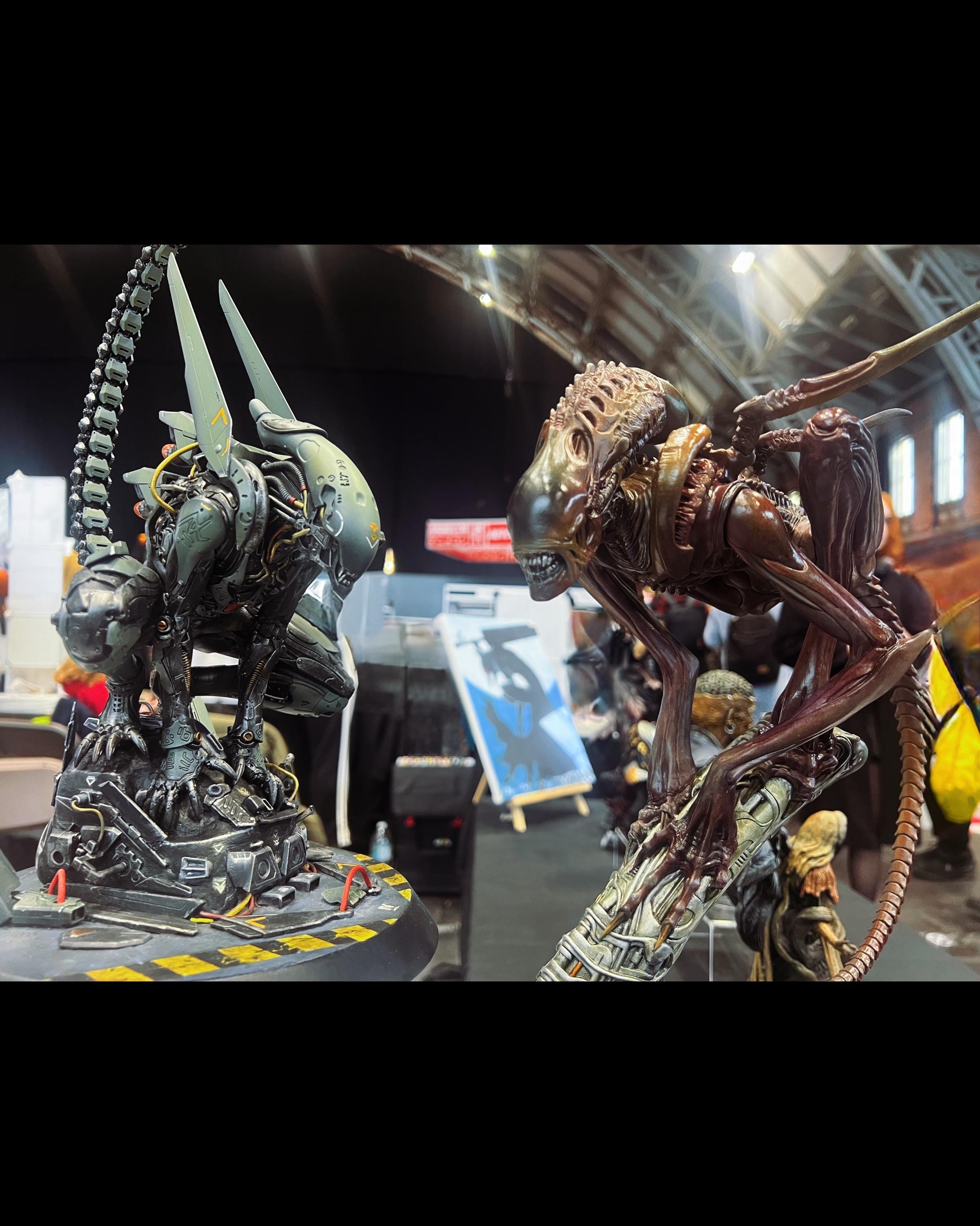 Xenoborg Xenomorph, Fully Painted, 1/6 Statue Figure - Etsy