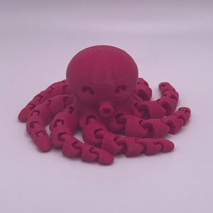 Articulated Fidget Octopus 3D Printed