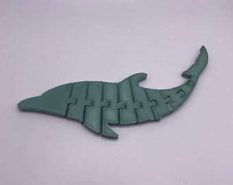 Flexi Articulated Dolphin 3D Printed