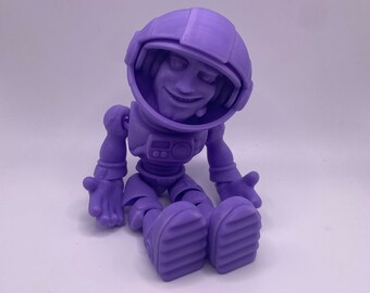 Flexi Astronaut 3D Printed