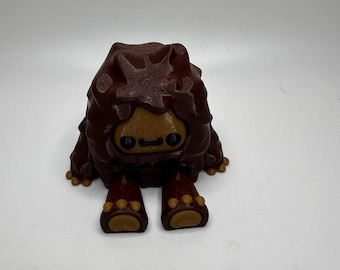 Baby Bigfoot Yeti Figurine 3D Printed